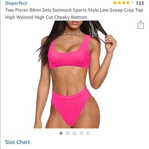 Hot pink bikini